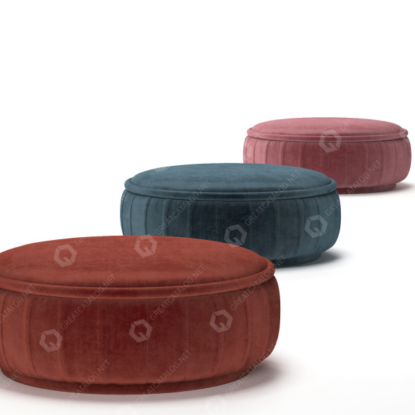 Ottoman Dooq Malibu 3D model