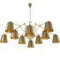 Lustre Pikart Lights Spider 10 Brass Edition - Pikartlights