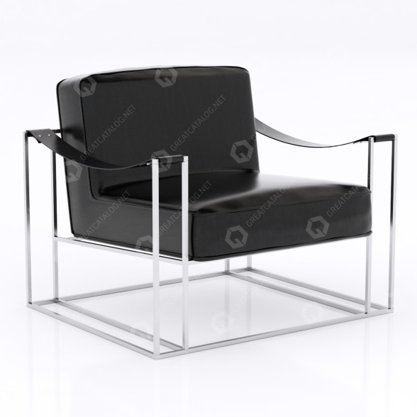 Sillón Metal Framed Modelo 3D