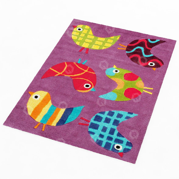 Teppichboden Kids Birds 3D-Modell