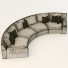 Sofa Arflex Ben Ben - zifir3d
