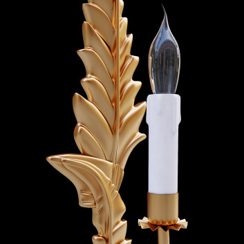 Wall Sconce 1 Hoja Grande Mison