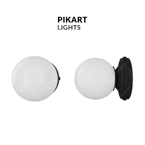Applique murale Pikart Lights Dome Sconce modèle 3D