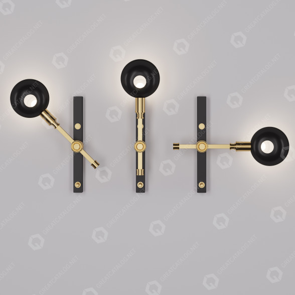 Applique murale Pikart Lights Watch modèle 3D