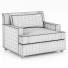 Fotel Baker Pasha Lounge - zifir3d