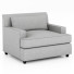Fotel Baker Pasha Lounge - zifir3d