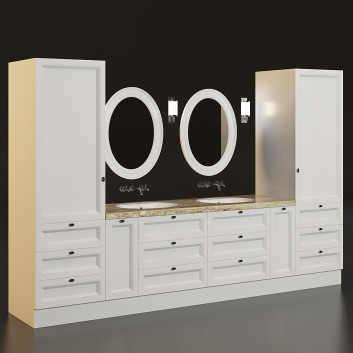 Меблевий гарнітур Bathroom 3D модель