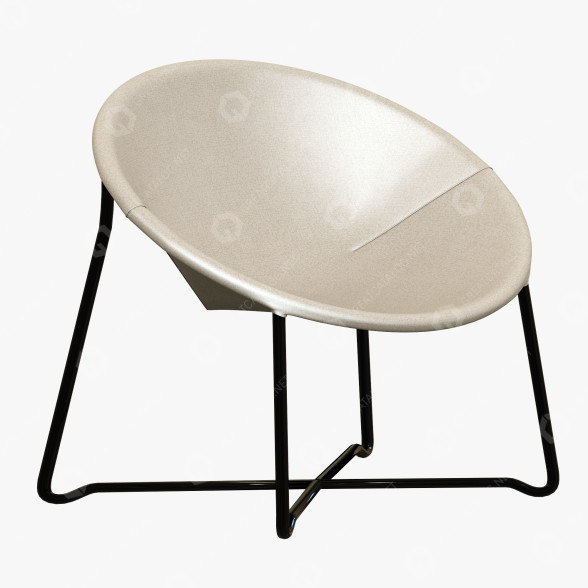 Sessel Baxter Askia XXL 3D-Modell