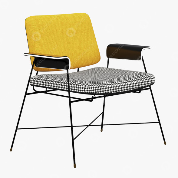 Armchair Baxter Bauhaus 3D model