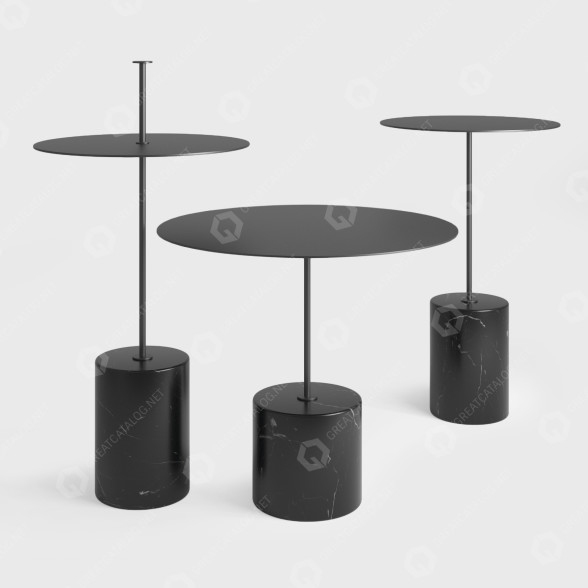 Tables basses Wendelbo Calibre modèle 3D