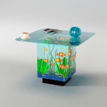 Стіл та декор Aquarium