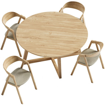 Стіл та стільці Bent Silla