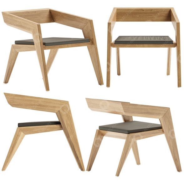 Stuhl Sedia 2R 3D-Modell