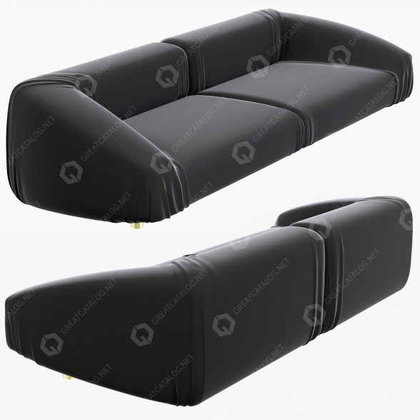 Sofa Baxter Fold 3D-Modell