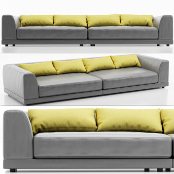 Sofa Uno Left Arm 3D-Modell