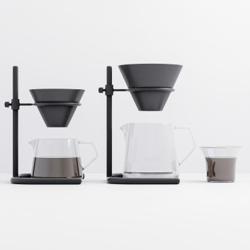 Brewer Set and Glass