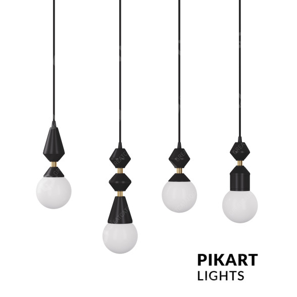 Lampes Pikart Lights Dome modèle 3D
