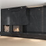 Kominek na drewno Romotop Decorative Wall Set 07 - Rakochi Design