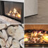 Kominek na drewno Romotop Decorative Wall Set 07 - Rakochi Design