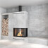 Wood Fireplace Romotop Decorative Wall Set 08 - Rakochi Design