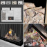 Wood Fireplace Romotop Decorative Wall Set 08 - Rakochi Design