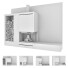 Wood Fireplace Romotop Decorative Wall Set 08 - Rakochi Design