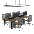 Espacio de trabajo Estación de Oficina Moderna - elance3d-45591