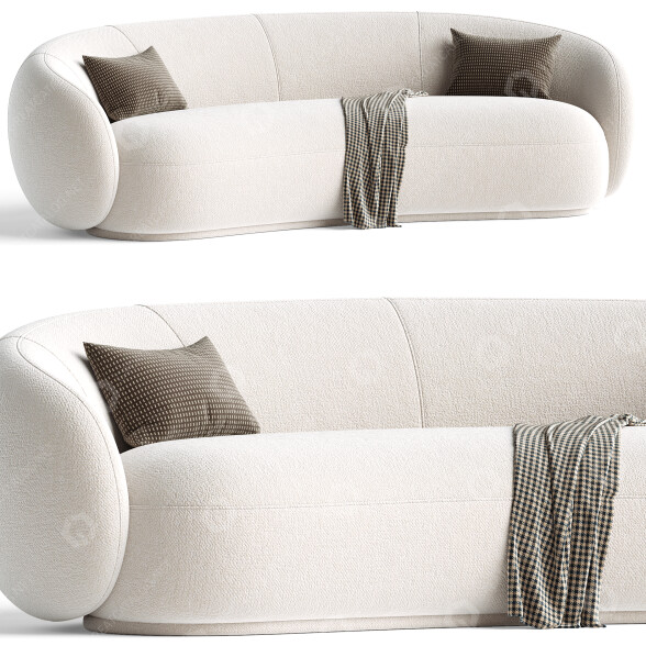 Sofa Cashew 3D model