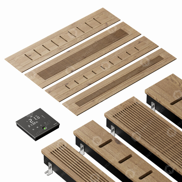 Konwektory podłogowe Set 003 model 3D