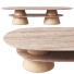 Mesa de centro Invisible Collection Pietra Oval - SholokhovaCG