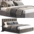 Ліжко та тумбочка West Elm Emmett Channeled Low - babarikograf