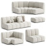 Sofas Vladimir Kagan Biscuit Sectional Collection 2 - mukhammadnur