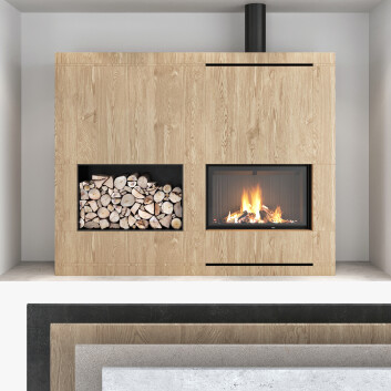 Дров'яні каміни Romotop Decorative Wall Set 09