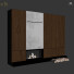Kominek na drewno Romotop Decorative Wall Set 18 - Rakochi Design