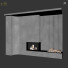 Holzkamin Romotop Decorative Wall Set 19 - Rakochi Design