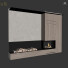 Kominek na drewno Romotop Decorative Wall Set 16 - Rakochi Design