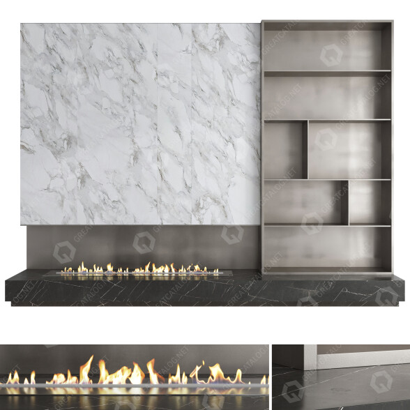 Біокамін Decorative Wall Set 20 3D модель