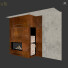 Holzkamin Decorative Wall Set 22 - Rakochi Design