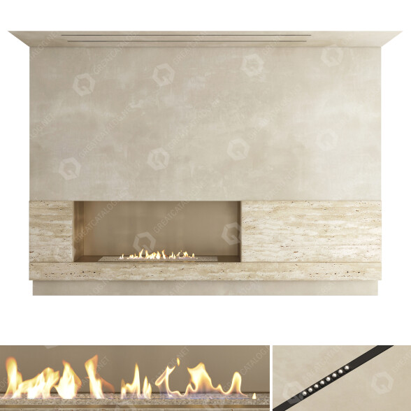 Biochimenea Bio-O Decorative Wall Set 25 Modelo 3D