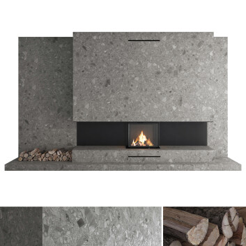 Дров'яний камін Romotop Decorative Wall Set 35