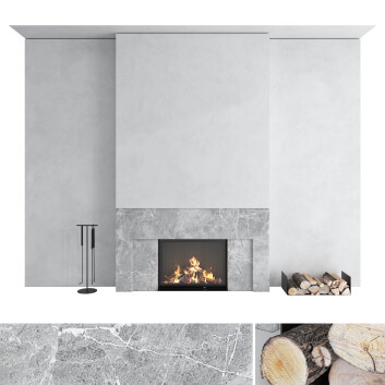 Дров'яний камін Romotop Decorative Wall Set 39