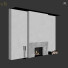 Kominek na drewno Romotop Decorative Wall Set 39 - Rakochi Design
