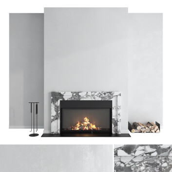 Дров'яний камін Romotop Decorative Wall Set 43