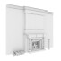 Kominek na drewno Romotop Decorative Wall Set 44 - Rakochi Design