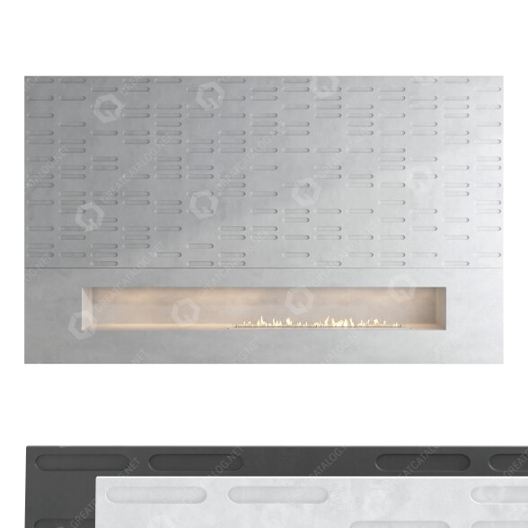 Chimenea de leña Planika Decorative Wall Set 48 Modelo 3D