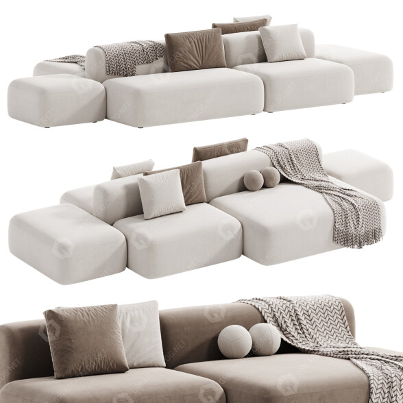 Дивани MDF Italia Cosy Island 3D модель