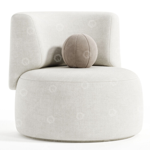 Sillón Collection Particuliere Lek by Christophe Delcourt Modelo 3D