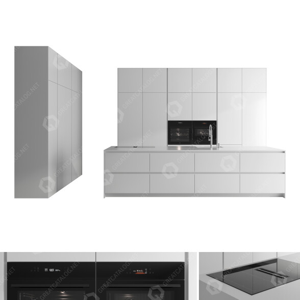 Kuchnia Set 04 model 3D