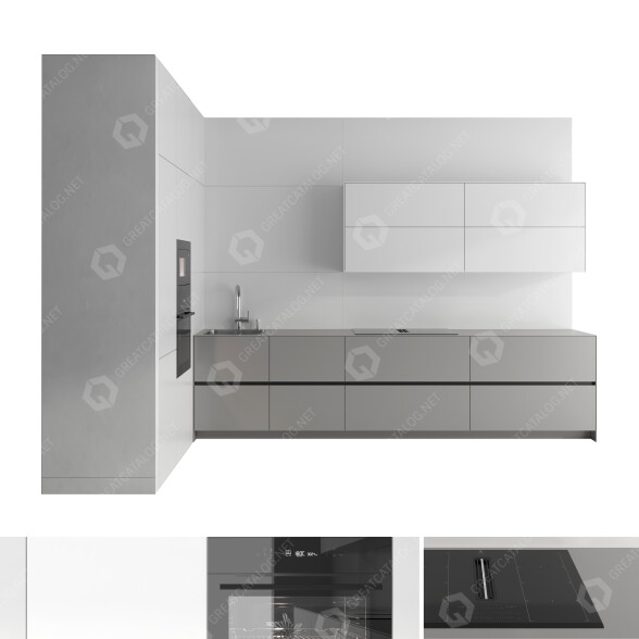 Kuchnia Set 05 model 3D