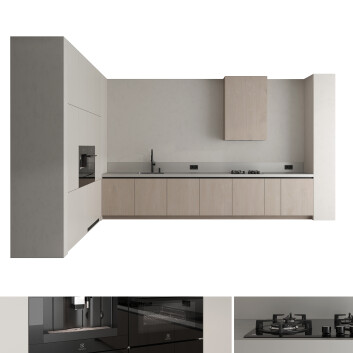 Kuchnia  Set 08 Model 3D